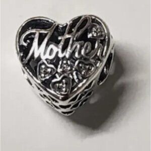 ❤️ PANDORA MOTHER & SON BOND Authentic Mom DAY Heart Charm BRAND NEW RETIRED